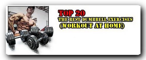 Top 20 – The best dumbbell exercises