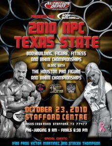 2010 NPC and IFBB Pro League action this weekend in Houston, Texas – october 23rd