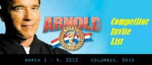 2012 Arnold Classic Invite List