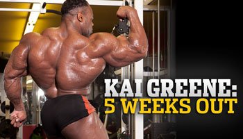 Kai Greene: 5 weeks out